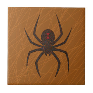 Cerâmica O azulejo da Web de aranha