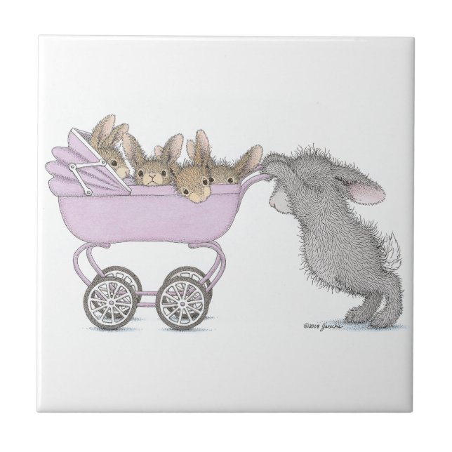 Cerâmica O azulejo de HappyHoppers® (Frente)