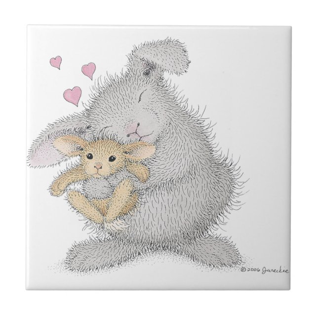 Cerâmica O azulejo de HappyHoppers® (Frente)