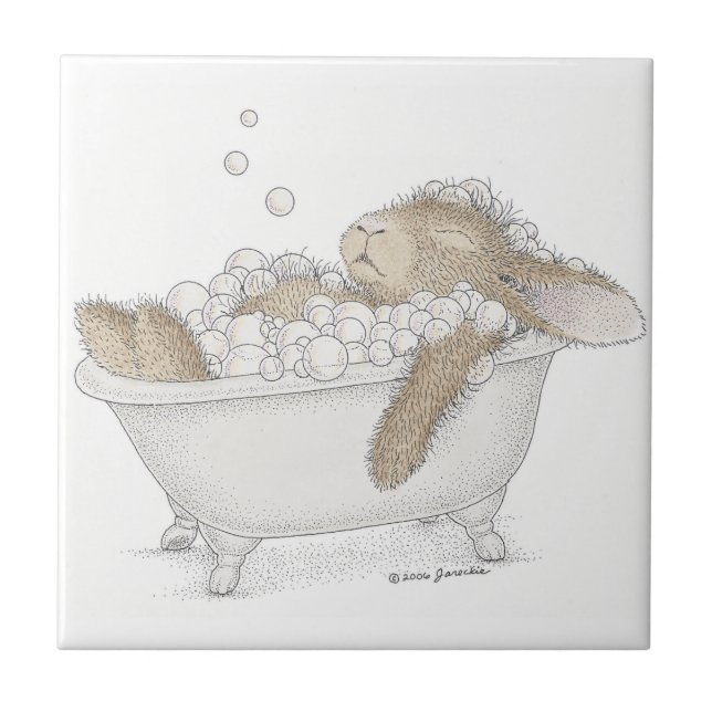 Cerâmica O azulejo de HappyHoppers® (Frente)