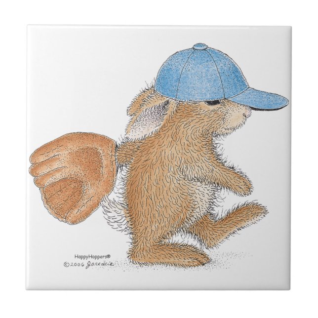 Cerâmica O azulejo de HappyHoppers® (Frente)