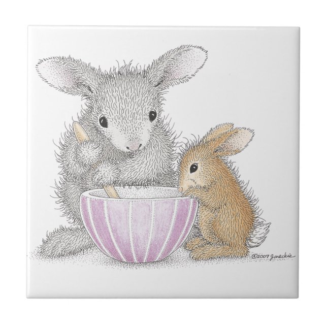 Cerâmica O azulejo de HappyHoppers® (Frente)