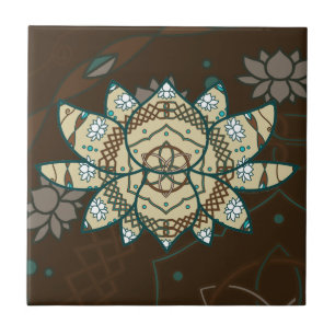Cerâmica O azulejo de Lotus