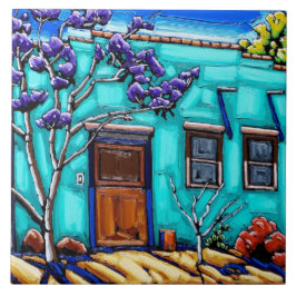 Cerâmica O azulejo do bairro de Tucson do verde da cerceta