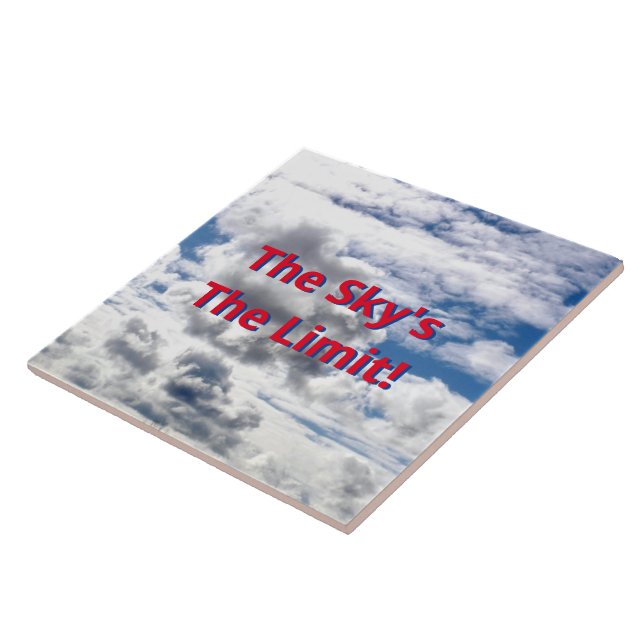 CERÂMICA  O CÉU É O LIMITE! NUVENS E AZULEJO DE CÉU (Lateral)