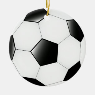Cerâmica O dobro tomou partido ornamento da bola de futebol