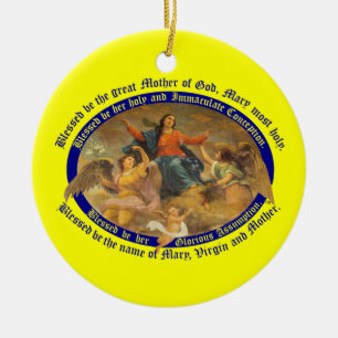 Cerâmica O ornamento de St Mary histórico