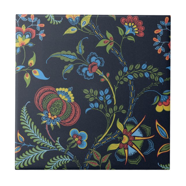 Cerâmica O pequeno Azulejo cerâmico de Lewis Day (Frente)