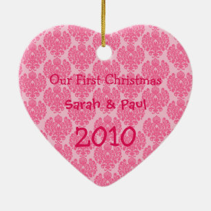 Cerâmica O Primeiro Ornamento Fotográfico Rosa-Rosa De Nata