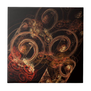Cerâmica O som do Azulejo de Abstrato de música