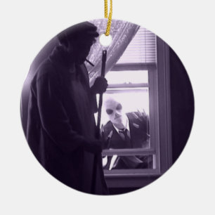 Cerâmica Olhando o ornamento de Bob
