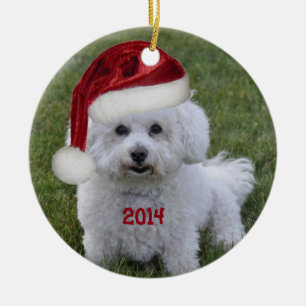 Cerâmica Ornamento 2014 de Bichon Frise