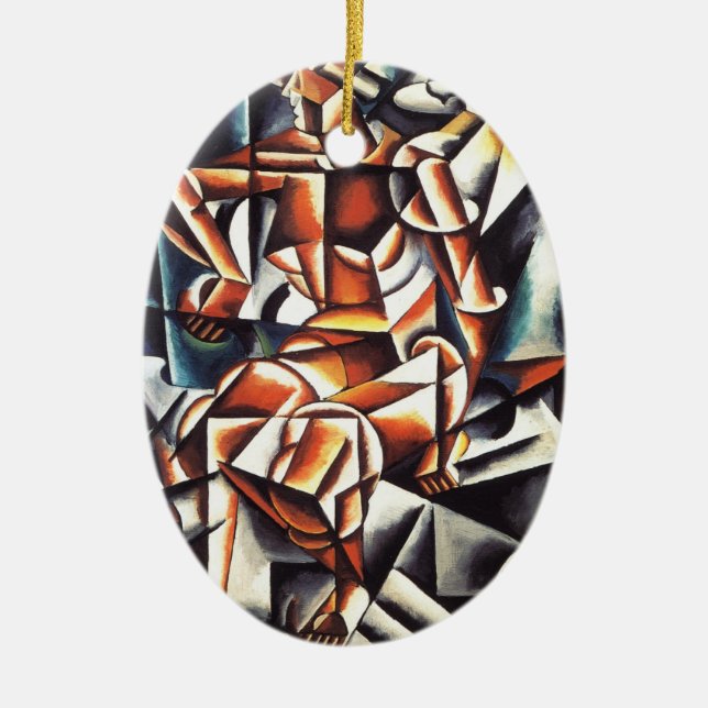 Cerâmica Ornamento artístico de Popova (Frente)