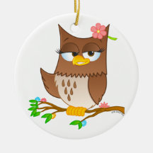 Ornamento bonito da árvore de Natal de Olivia