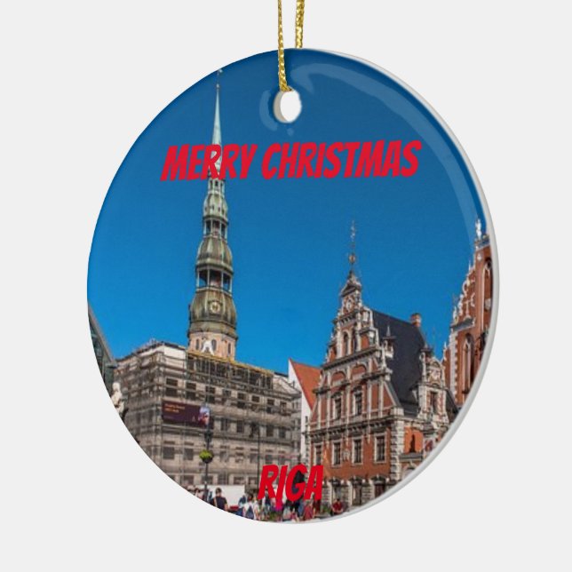 Cerâmica Ornamento Cênico de Riga Letônia (Esquerda)