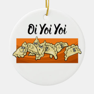 Cerâmica Ornamento cerâmico da árvore de Natal de Varenyk