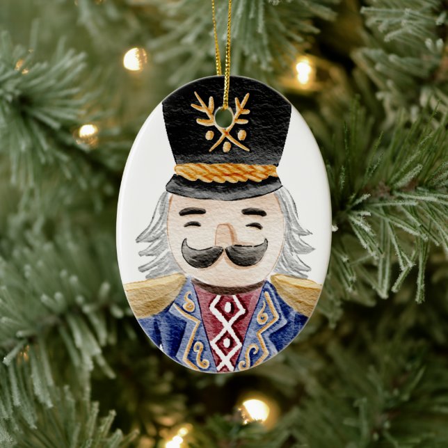Cerâmica Ornamento cerâmico da Árvore de Natal Nutcracker (Árvore)