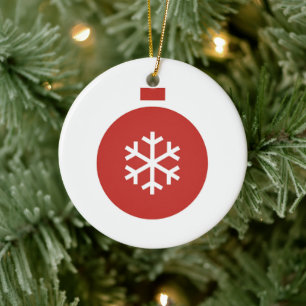 Cerâmica Ornamento Cerâmico da Bola de Natal
