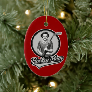 Cerâmica Ornamento Cerâmico da Mãe de Hockey