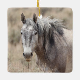 Cerâmica Ornamento Cerâmico de Cavalos Selvagens de Lava-Ar