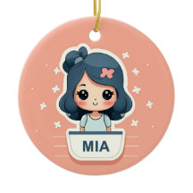 ornamento cerâmico de Cute Mia