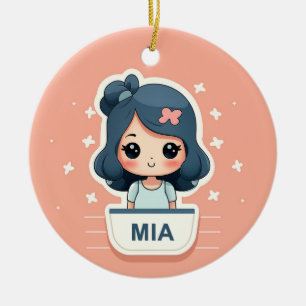 Cerâmica ornamento cerâmico de Cute Mia