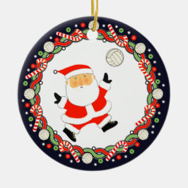 Cerâmica Ornamento Cerâmico de Feriado de Voleibol