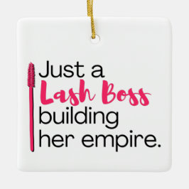Cerâmica Ornamento Cerâmico de Lash Boss