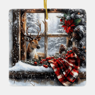 Cerâmica Ornamento Cerâmico de Natal