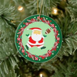 Cerâmica Ornamento Cerâmico de Presente de Férias de Futebo