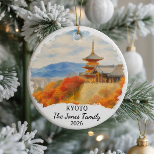 Cerâmica Ornamento Cerâmico Personalizado de Kyoto, Japão P