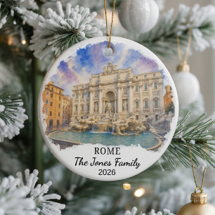 Cerâmica Ornamento Cerâmico Personalizado de Roma, Itália P