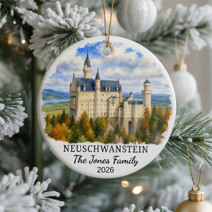Cerâmica Ornamento Cerâmico Personalizado do Castelo de Neu
