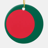 Ornamento com bandeira de Bangladesh