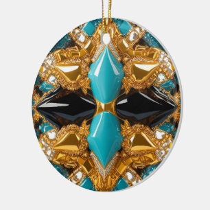 Cerâmica Ornamento com Design de cores das Bahamas