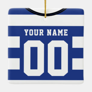 Cerâmica Ornamento customizável do modelo do jérsei de