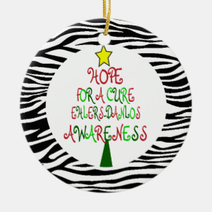 Cerâmica Ornamento da árvore de Natal de Ehlers-Danlos