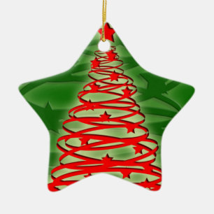Cerâmica Ornamento da árvore de Natal do furacão