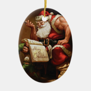 Cerâmica Ornamento da árvore de Natal - para Bodybuilding