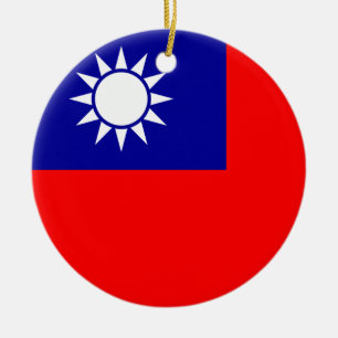 Cerâmica Ornamento da bandeira de Formosa