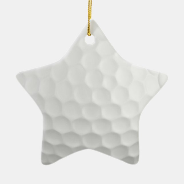 Cerâmica Ornamento da bola de golfe (Frente)