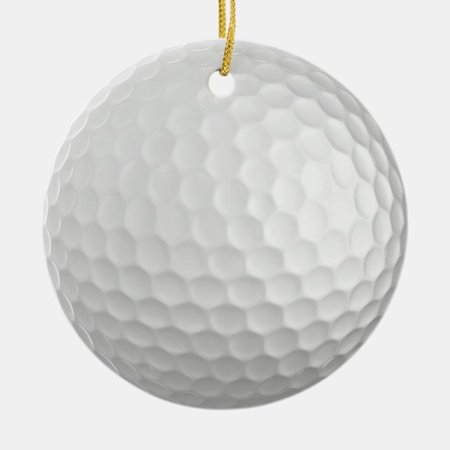 Cerâmica Ornamento da bola de golfe (Frente)