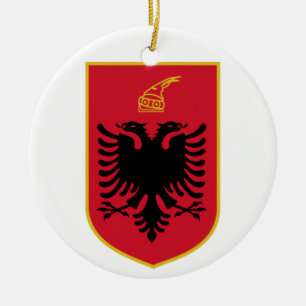 Cerâmica Ornamento da brasão de Albânia