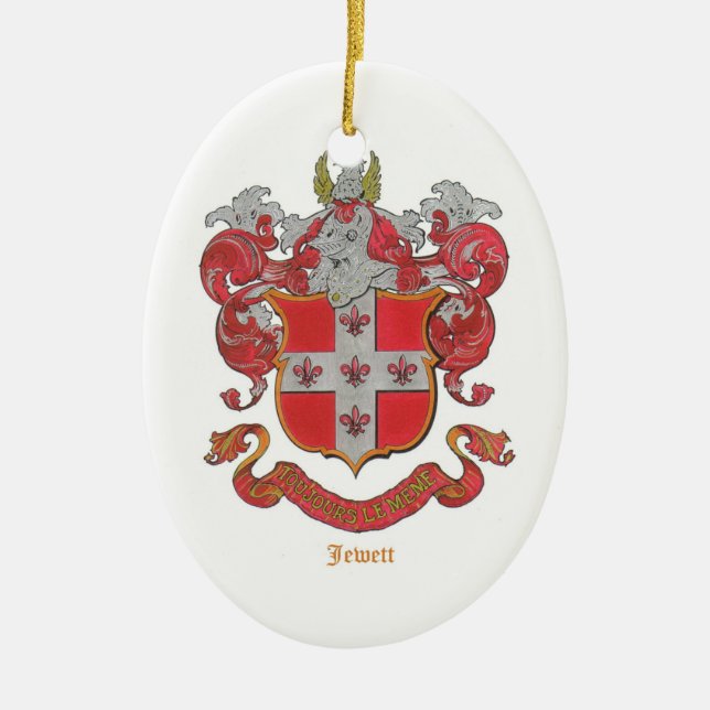 Cerâmica Ornamento da crista de Jewett (Frente)