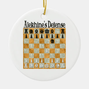 Cerâmica Ornamento da defesa de Alekhine