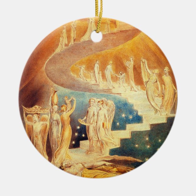 Cerâmica Ornamento da escada de William Blake Jacob (Frente)