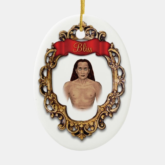 Cerâmica Ornamento da felicidade de Mahavatar Babaji (Frente)