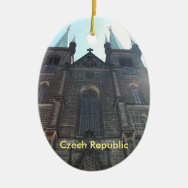 Cerâmica Ornamento da igreja de Praga da república checa