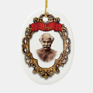 Cerâmica Ornamento da ioga de Sri Lahiri Mahasaya