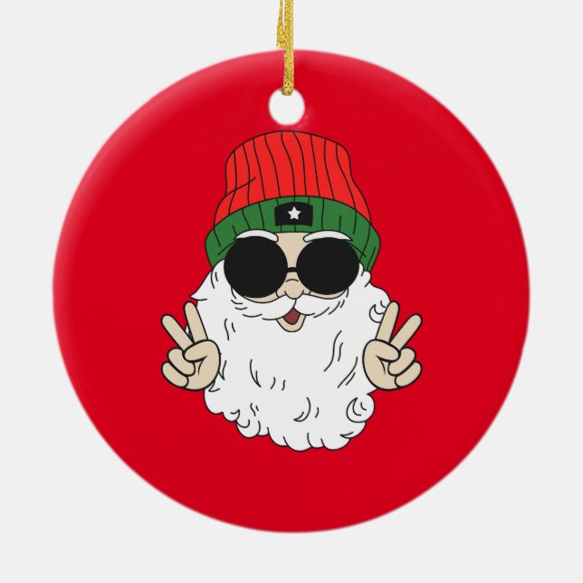 Cerâmica Ornamento da Paz de Natal 2023 (Traseira)